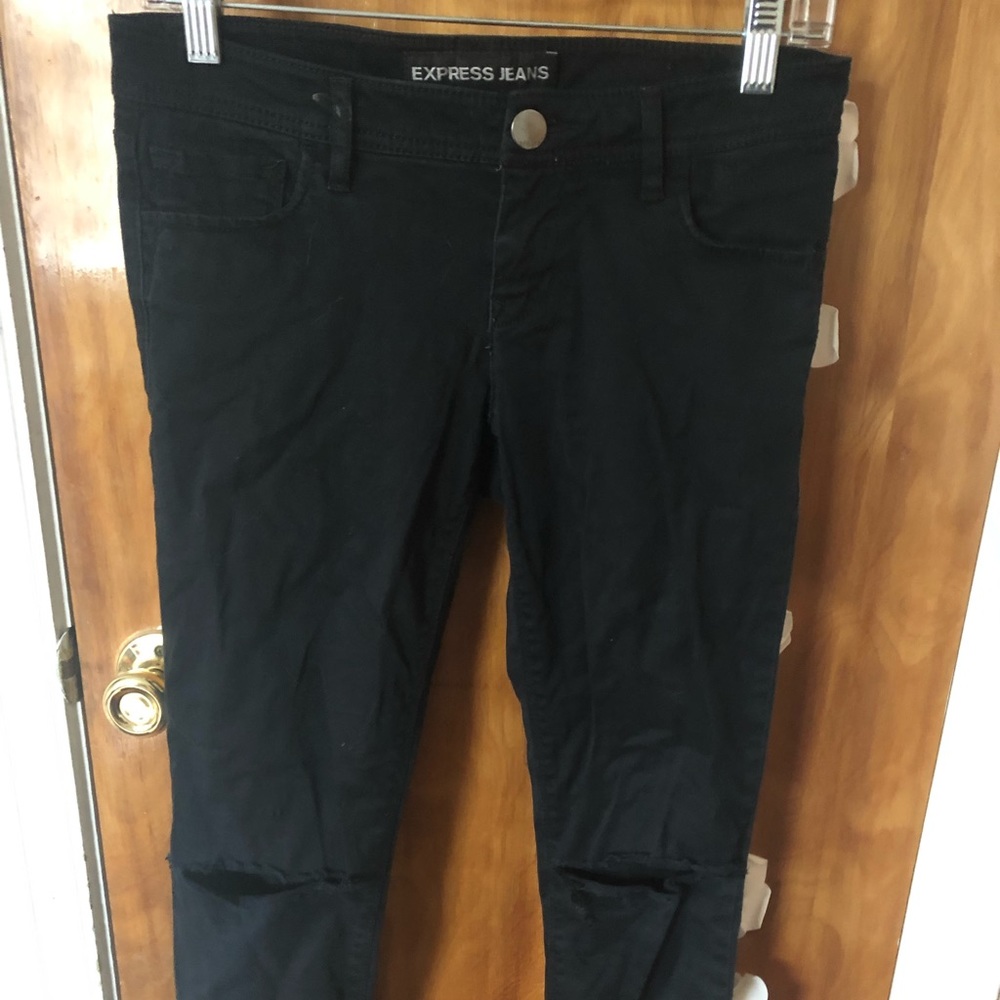 Express Ripped Skinny Jeans